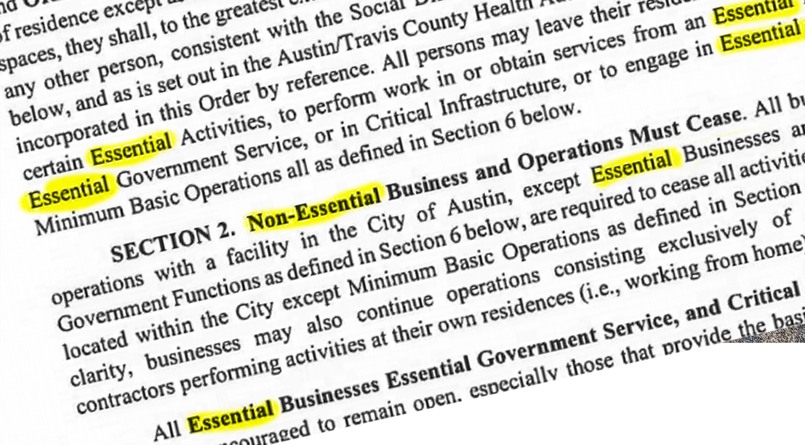 To My Fellow “Non-Essentials”